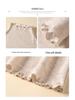 H360 Women's Lace Knit Ruffle High Neck Slim Fit Base Layer for Autumn/Winter