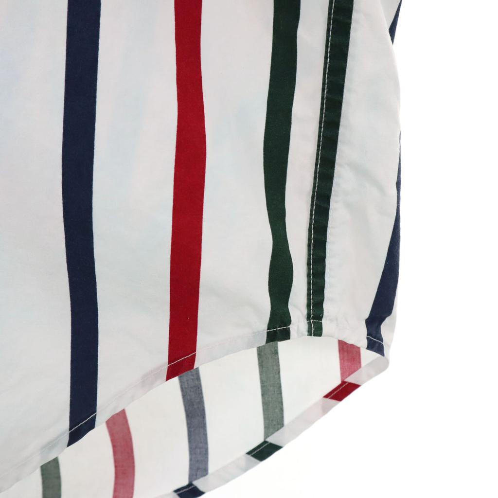 Tommy Hilfiger 90s Old Striped Pattern Short Sleeve Button Down Shirt S Men's Used