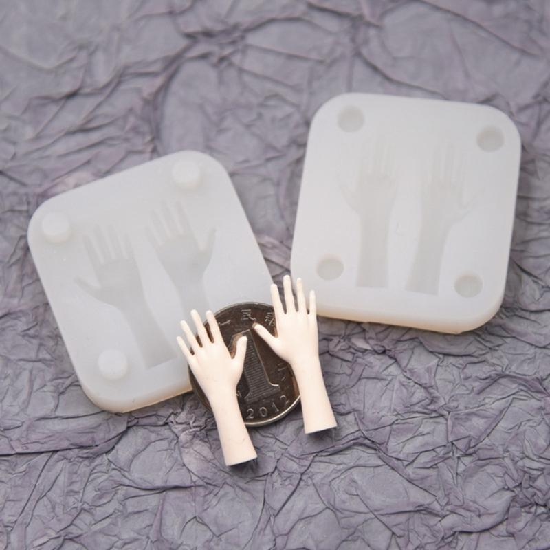 Cute Palm Silicone Molds Candle Mould Mini Palm Resin Mould DIY Baking Molds Candle Making Molds for Cake Decorations