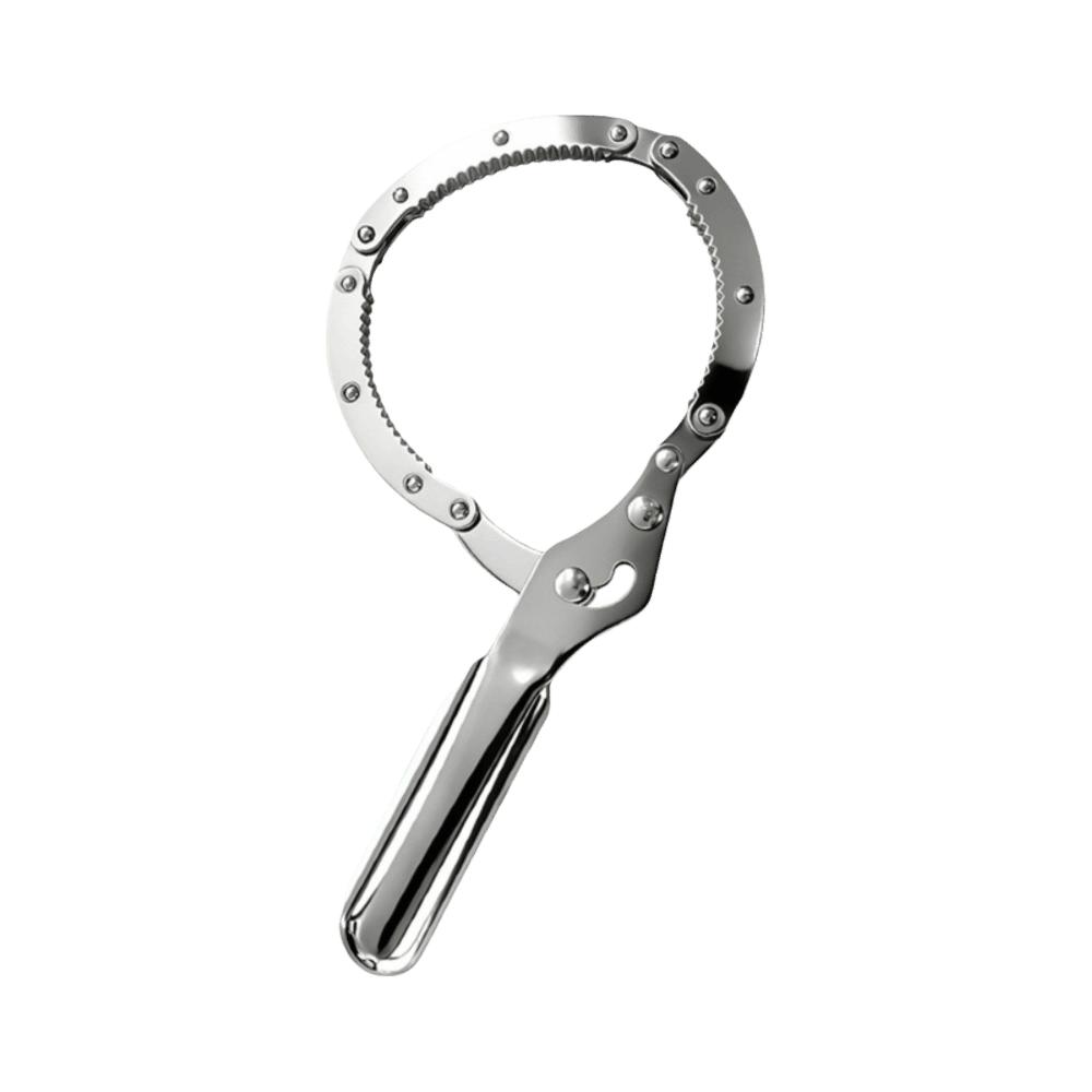 

Durable Filter Wrench Chain Reinforcement Chain Reinforcement Wrench Forged Steel Wrench Cars S срібний