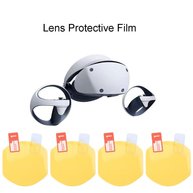 VR Lens Protective Film Cover for PS VR2 Glasses Anti-Bubble Clear Film Blue Light Blocking VR Lens Film Accessories