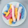 100pcs/set Disposable Shower Caps Plastic Waterproof Headgear Pink Spa Salon Hotel Hair Dye Women Elastic hair Cap Bathroom