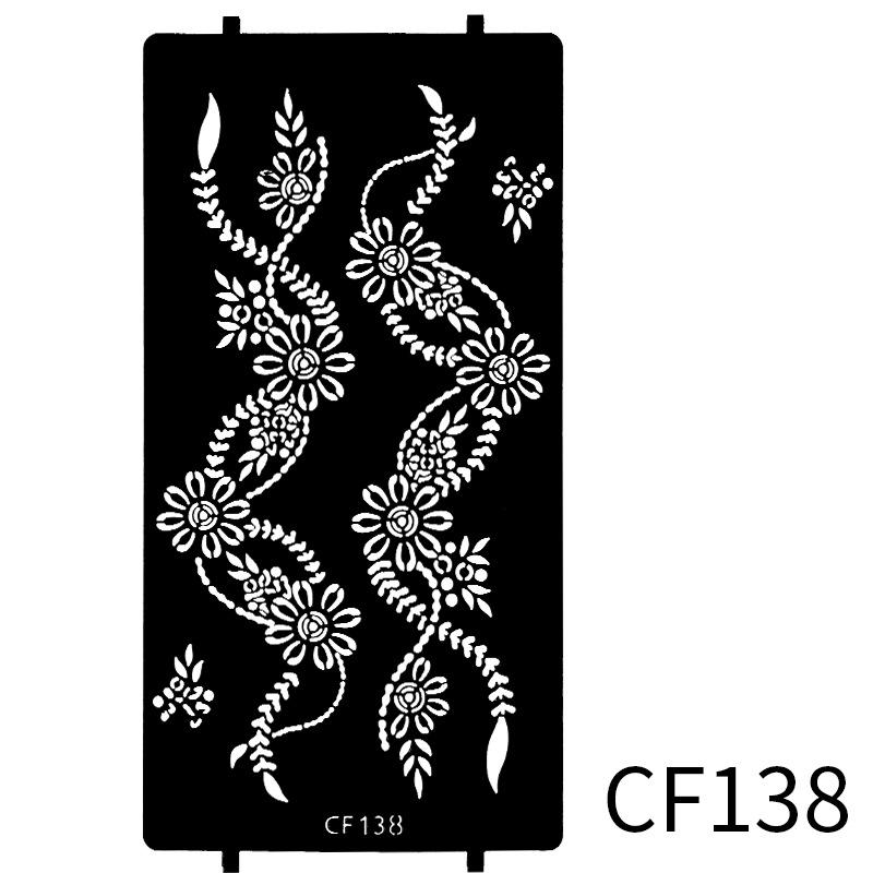 Beauty Sticker Inkjet Tattoo Sticker Indian Hollow Template Tattoo Sticker