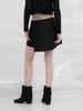 Yusentig Mini Wrap Skirt Black Aw4Ms46010
