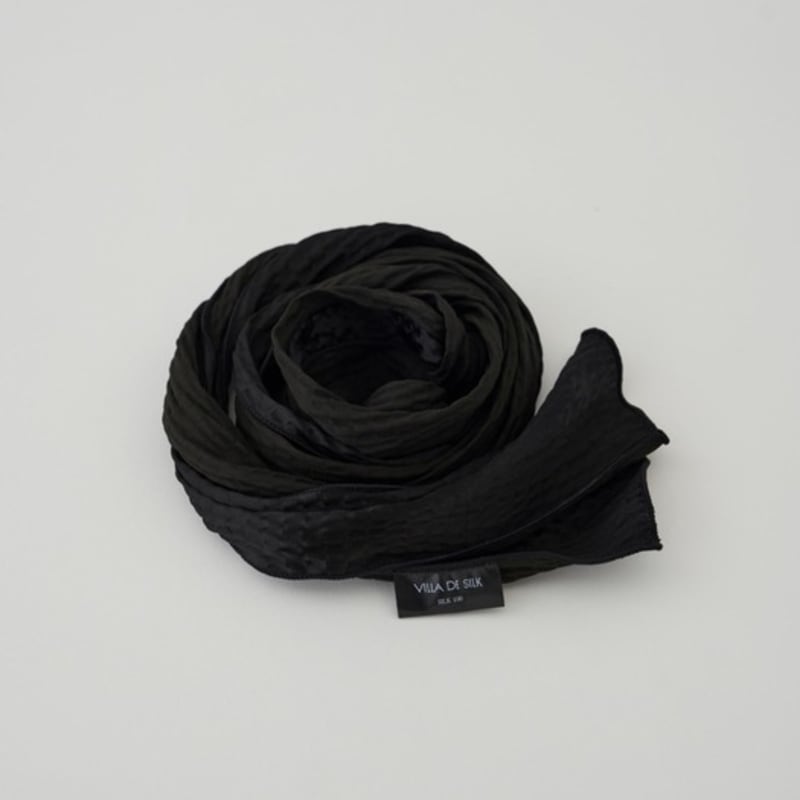 VILLA DE SILK fluid silk 100% long scarf