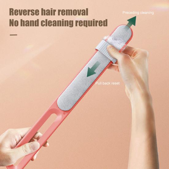 Hair Sticker Portable Reusable Powerful Hair Removal Brush Double-Sided Filament Bristles Large Grease Portable Fur Remover