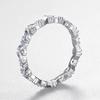 Tancise Classic 925 Sterling Silver  Zircon Ring Ladies Jewelry Wedding Promise Party Gift