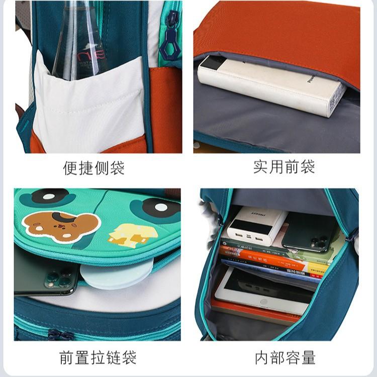 Children's Backpack New Small Middle Class Men's and Women's Cartoon Cute Backpack Lightweight Anti-splashing Kindergarten Bag