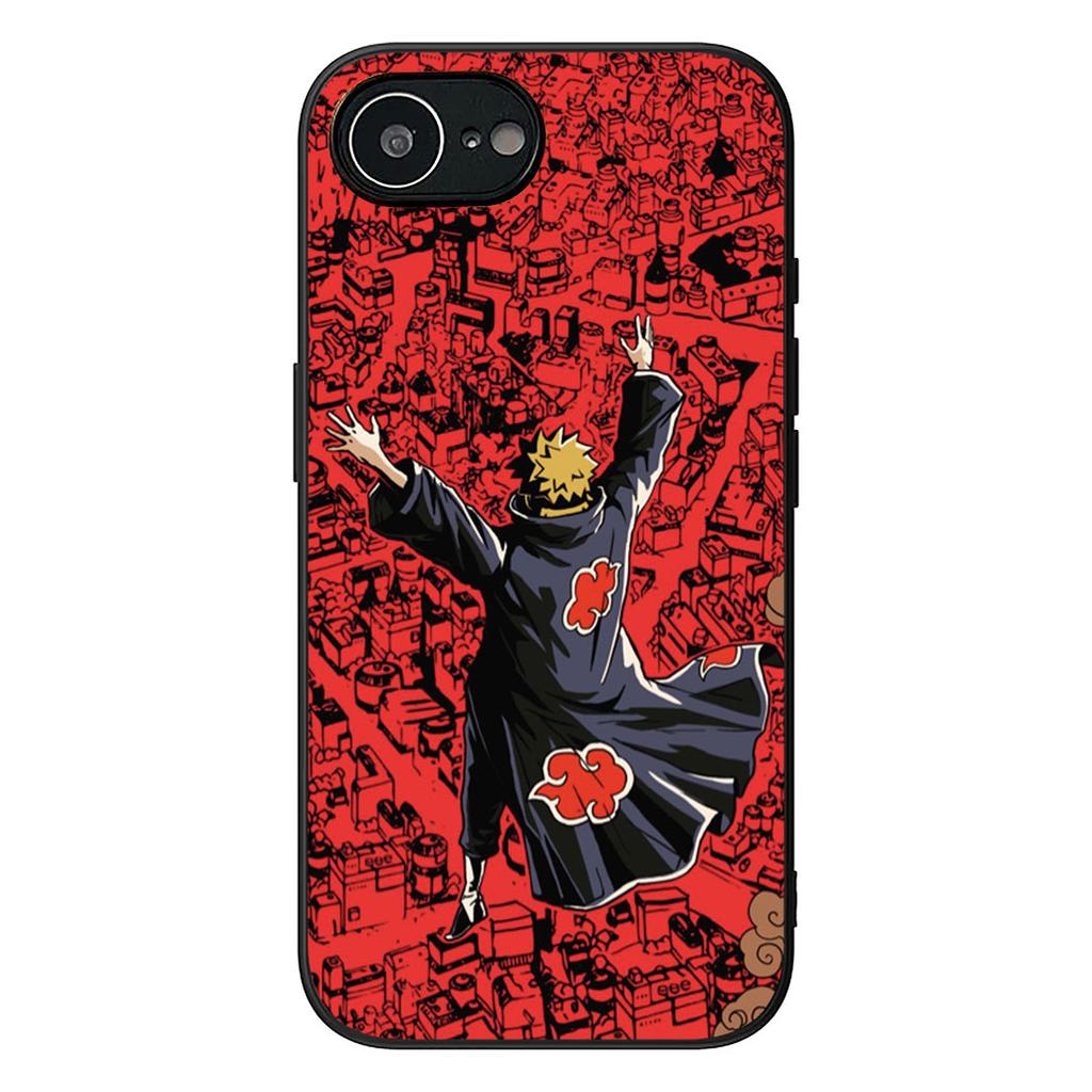 Cartoon Konan Narutos Pain Sasuke Handyhülle für Apple iPhone 16 17 Air 14 15 Pro Max Plus 16+ 16E 14+ ProMax Schutzhülle