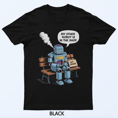 Roboterbau Humor für Programmierer und Schaltungsenthusiasten T-Shirt