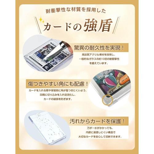 SOMOTO Magnetic Card Loader [5-Pack] Strong Card Shield, Prevents Card Deterioration, Includes Inner Sleeve, UV Protection, 35PT Loader, Card Display