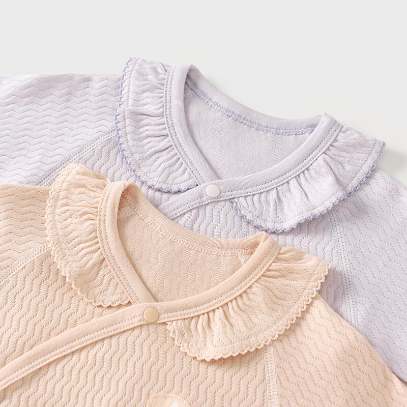 TONGTAI Baby Girl Pure Cotton Kimono Romper 59cm