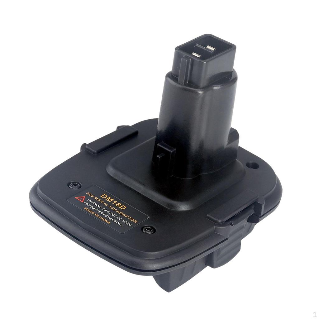 20V To 18V Battery Adapter DM18D Converter with USB Port for Workshop Use