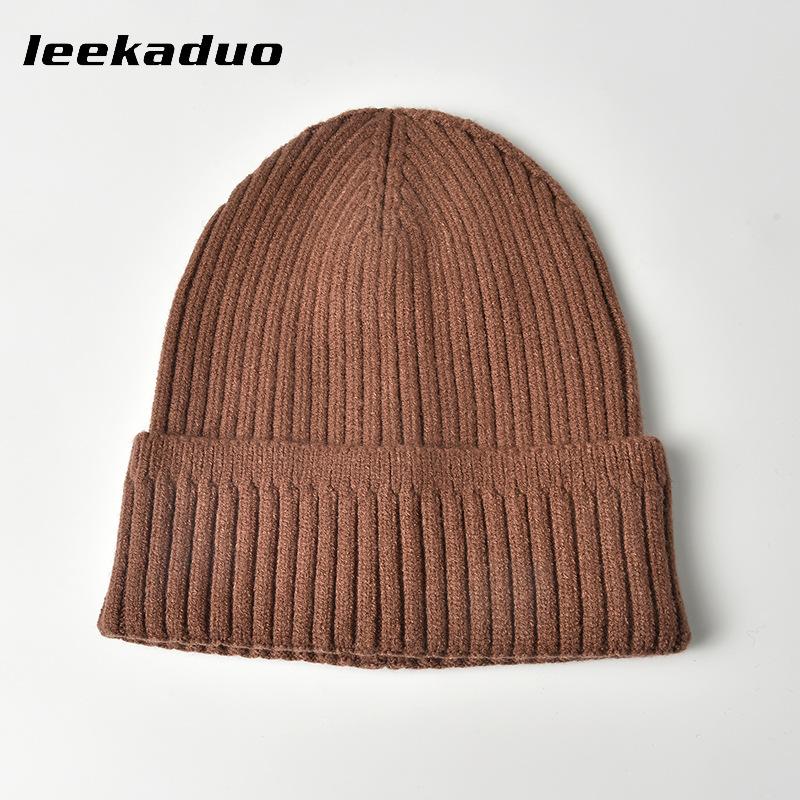 Autumn and Winter Light Board Knitted Hat Women's Versatile Solid Color Wool Hat Warm Ear Protector Cold Hat Men's Tide