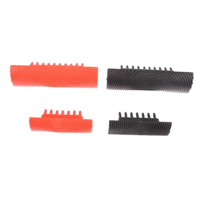 Kauçuk Rulo Fırça Boyama Araçları Diy Taklit Ahşap Tahıl Doku Rulo