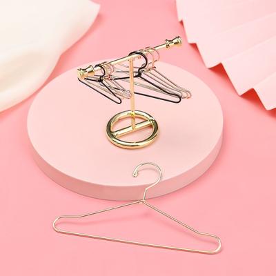 10pcs High Quality Wardrobe Cute Metal Mini Hangers  Accessories Dress Clothes Hanging