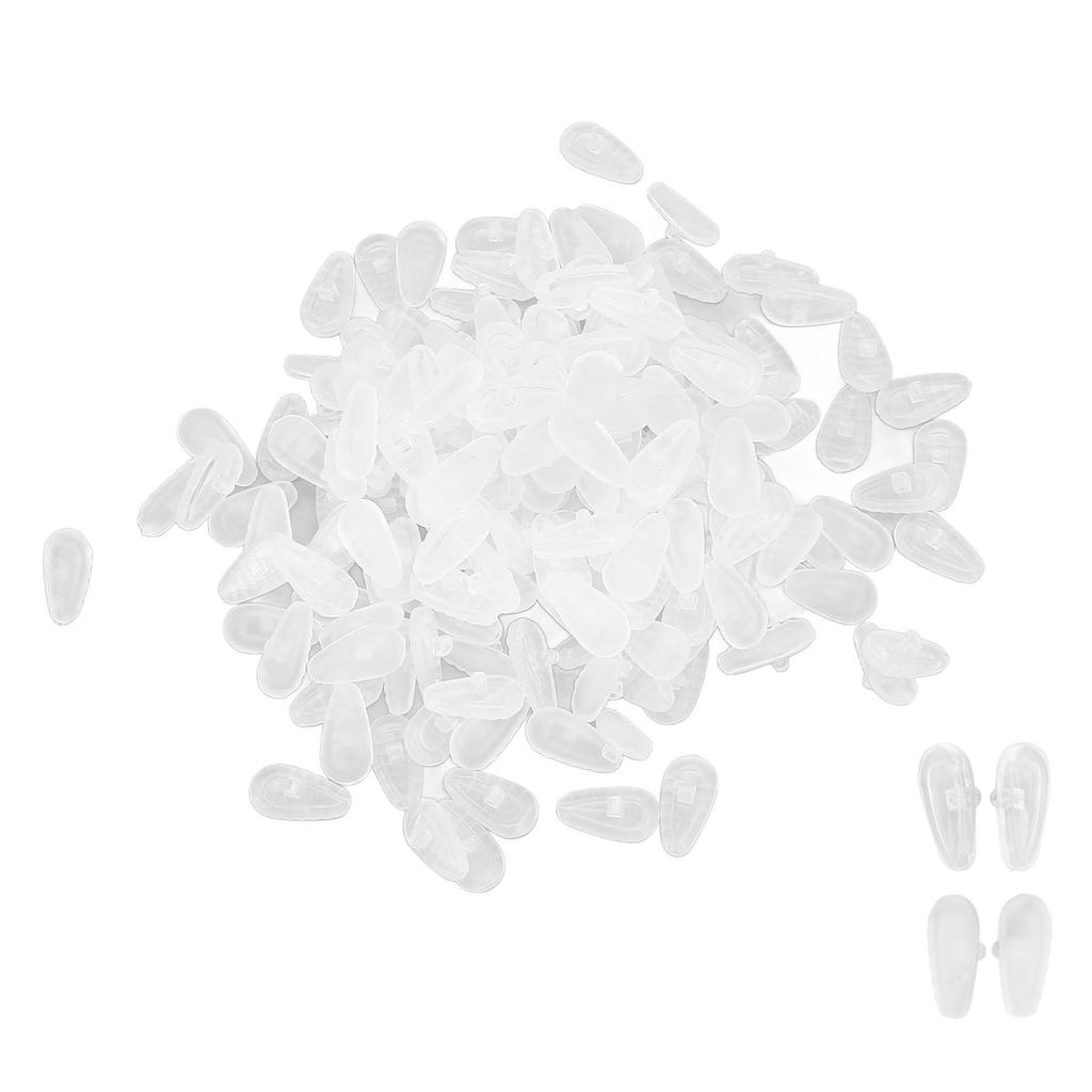 100 Paar Silikon Luftkissen Nasenpads Brillen Nasenpads Nasenrückenpads Ersatz für Eyegl