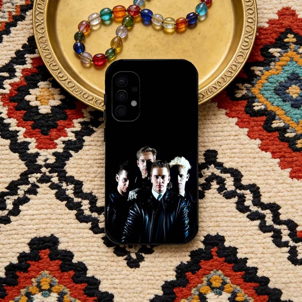 

Band D-Depeche Mode Phone Case For Samsung S25,S24,S23,S22,S21,S20,Ultra,Plus,FE Black Soft Cover Samsung S20ULTRA5G