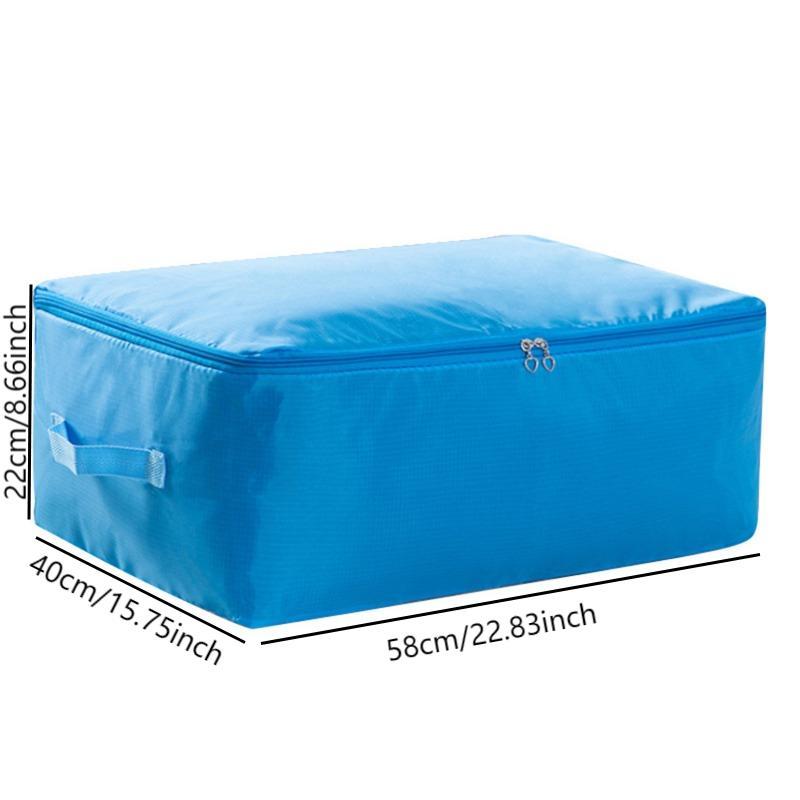 Large Capacity Comforter Storage Bags with Zipper Moistureproof Space Saver Luggage Clothing Moving Bag for Kindergarten