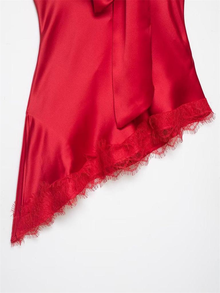 European & American Style Patchwork Lace Camisole Top (2026 Collection) for Women
