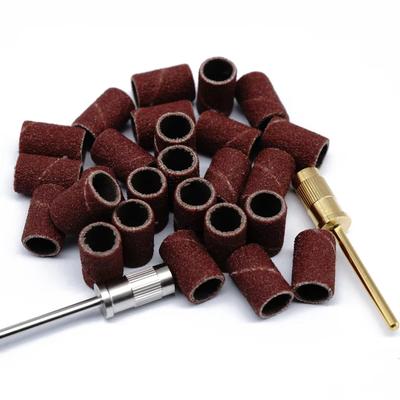 LINMANDA Professional Sanding Bands for Nail Drill Nail Manicure Sanding Bands Grit File for Efile Nail Drill Bits with Mandrel