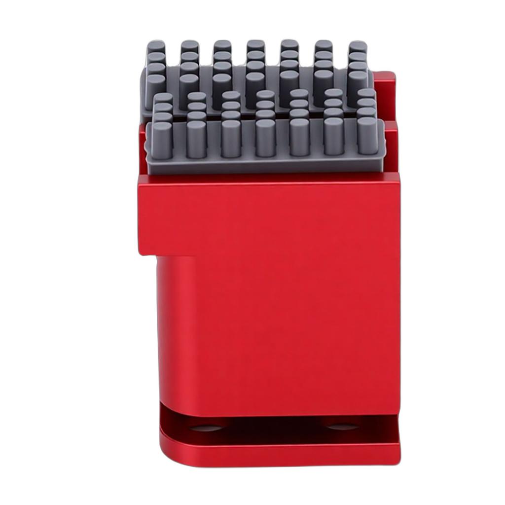 Nozzle Wiper Kit Fit for Bambu Lab P1S P1P 3D Printer All Metal Base and 8 Silicone Brushes