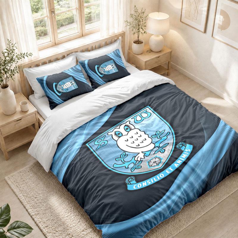 Bedding Set 1 Duvet Cover 2 Pillowcases Sheffield Wednesday Print Bedroom Home Decoration
