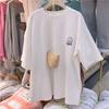 White T-shirt for Women In Summer New Women's Clothing Student Casual Top Sleeves for Women