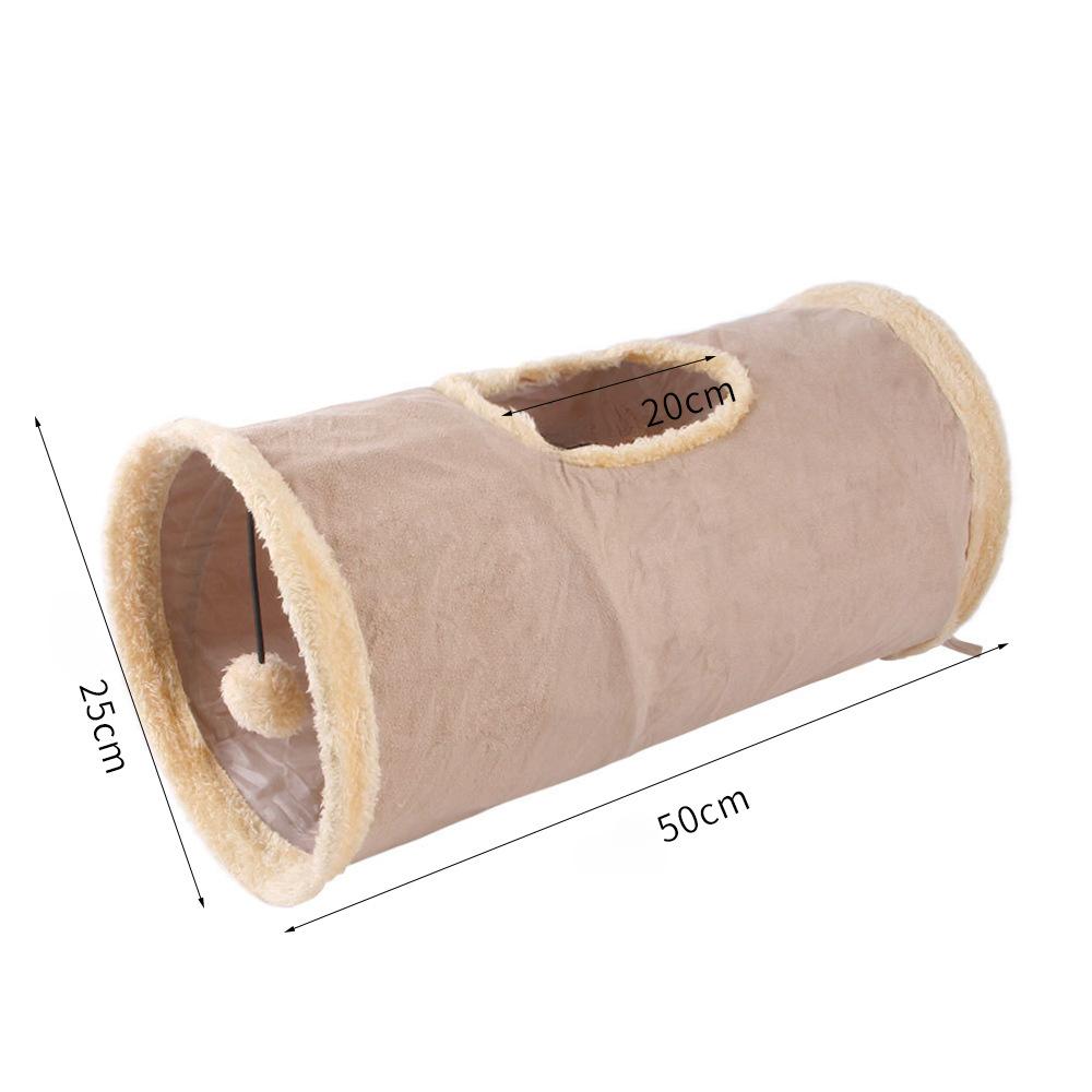 Pet Cat Tunnel Rabbit Passage Cat Rainbow Rolling Dragon Drill Hole Foldable Cat Passage Cat Toy