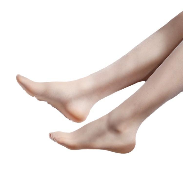 Hautfarbene Seidenstrümpfe: Unsichtbare, dünne Strumpfhosen für Damen - Anti-Laufmaschen, beinverschönernd, sexy, schwarzes Ananas-Design für Frühling und Herbst.