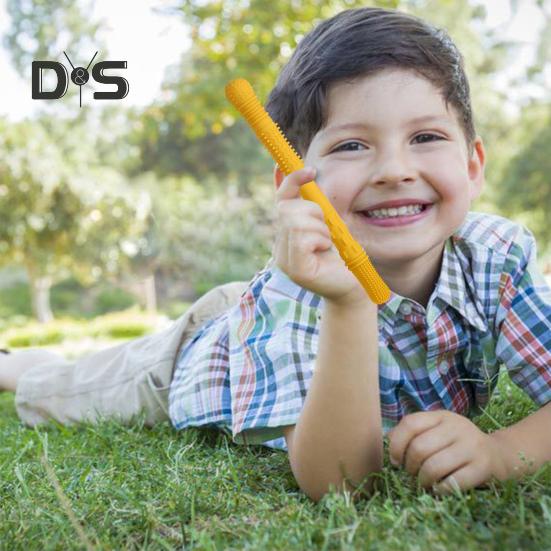 4Pcs Silicone Chew Stick Food Grade BPA Free Reusable Stress Relief Sensory Oral Motor Chewable Stick Toy for Special Needs Chewers