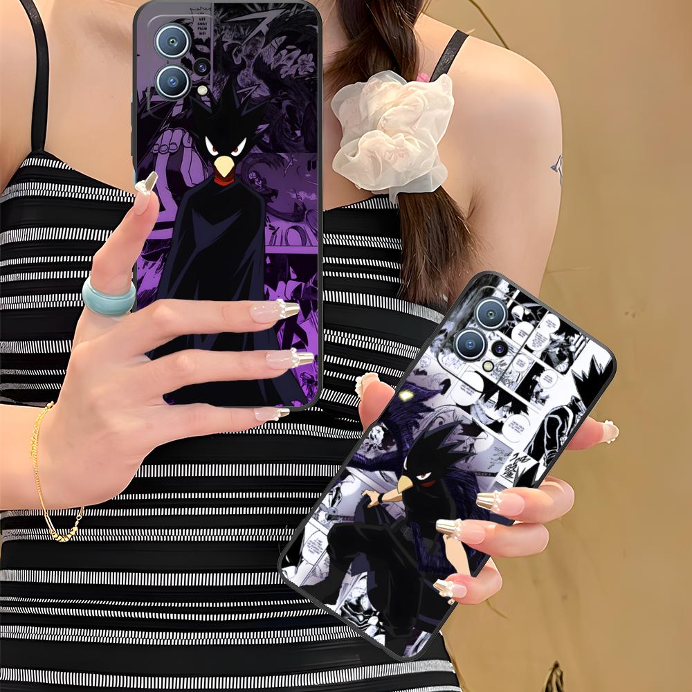 MHA Tokoyami Mobile Phone Case for Huawei P60 P50 P40 P30 P20 P10 P9 P8 Pro Lite Plus Colorful Printing Cover Luxury Cover