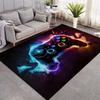 10 Neon Game Controller Print Doormat Non‑Slip Entrance Floor Mat Gamer Home Hallway Room Decor