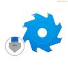 K1AE 6/8/12 Teeth Metal Circular U/V Shaped Sawing Blade Aluminum Composite Panel Cutting Disc For Woodworking Carving