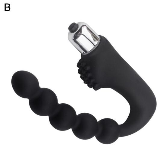 Anal Plug Massager Compact Easy to Enter Vibrator Butt Plug Sex Toy Accessories for Couples