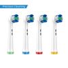 4PCS Dupont Bristle Electric Toothbrush Heads Whiten Teeth/Daily Clean/Precison Cleaning/Soft Care Teeth For Oral B