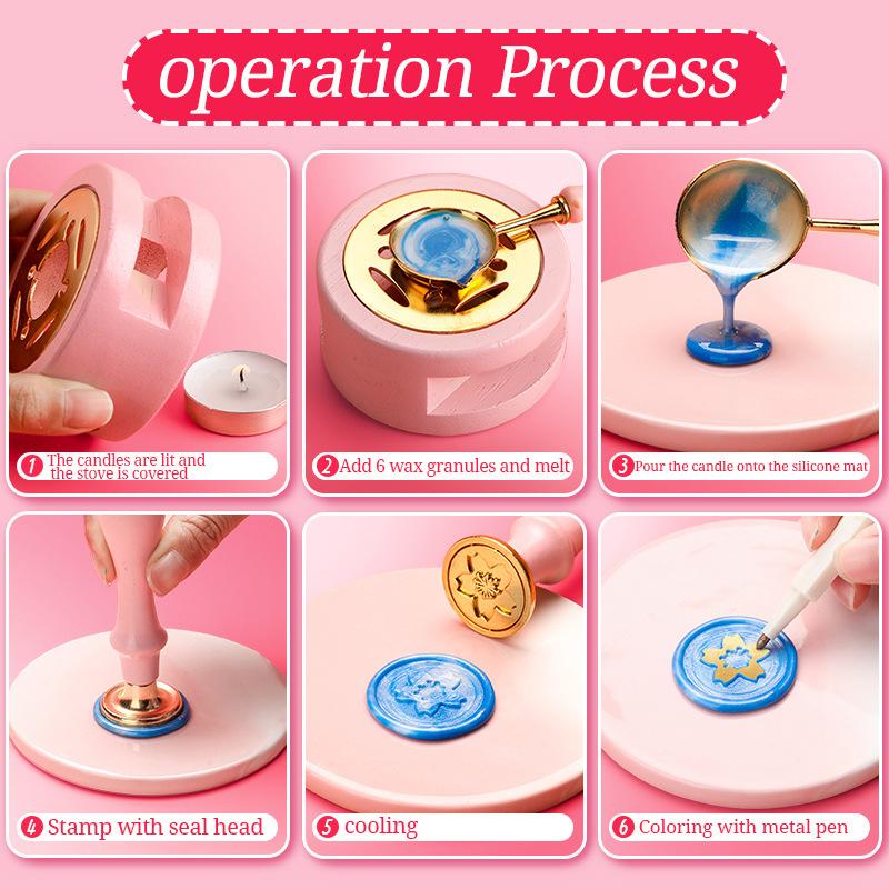 Set de ștampile de ceară, 18 buc, set de ștampile lăcuite, kit de ceară de etanșare, bricolaj, bricolaj, scrapbooking, invitație de nuntă de Crăciun, decorare