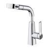 Pull-out Basin Faucet Hot and Cold Household Adjustable Rotating Bathroom Washbasin Faucet for Handwashing