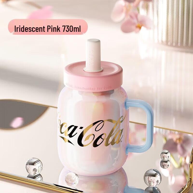 Coca-Cola Co-branded Ceramic Tea Infuser Straw Mug