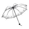 Transparent Automatic Rain Umbrella Windproof Auto Umbrella Women Foldable Business Parasol Fol W7X3