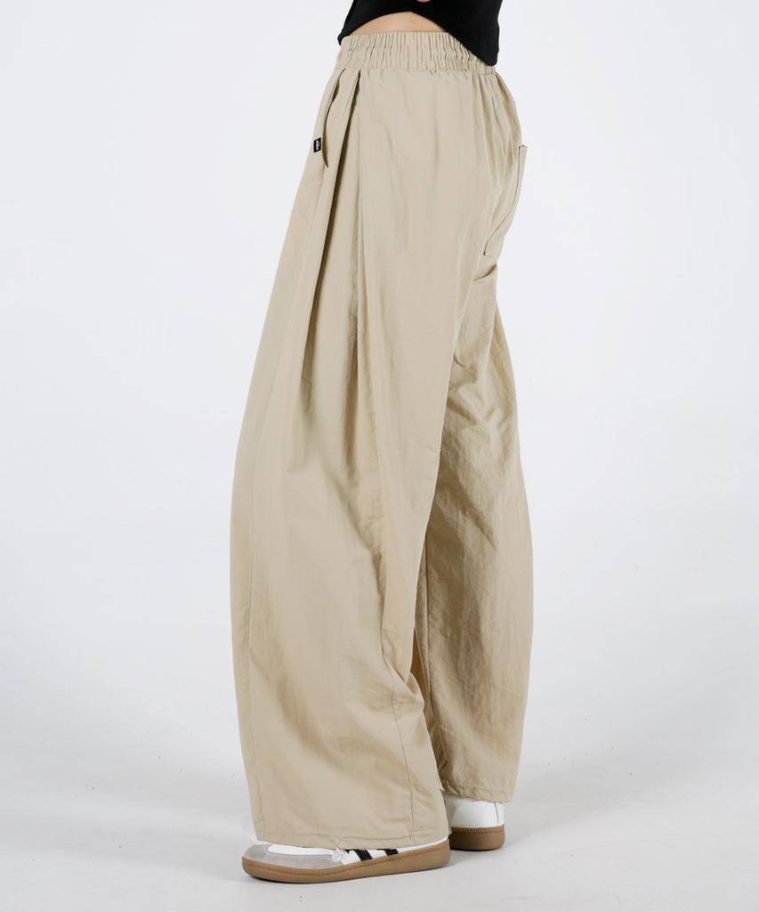 UMM Women'S Long/Short Selection Side Pintuck Wide Pants 3 Colors