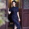 Blu stile Repubblica di Cina nuovo cinese Suzhou lungo cheongsam migliorato giovane 1011 nuovo donna alto senso estate