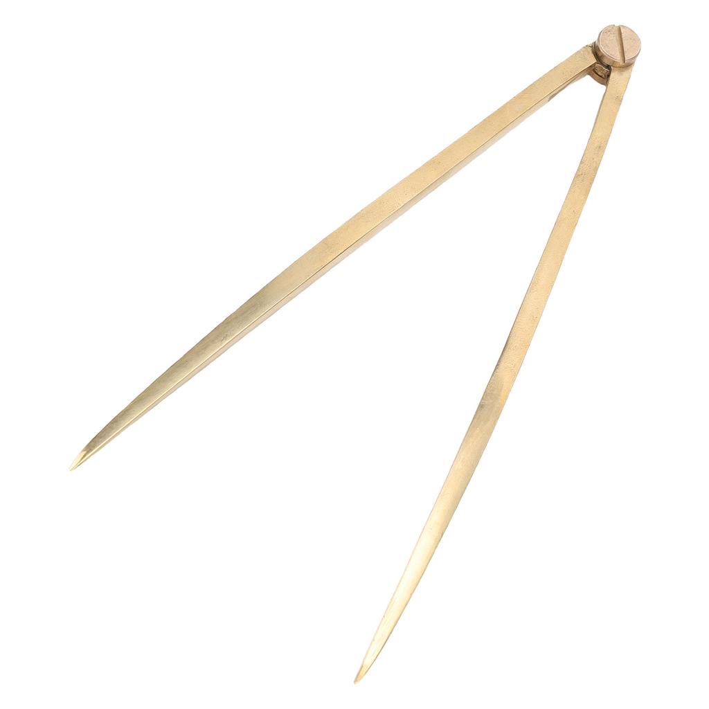 170mm Straight Navigation Divider IMPA371012 Accurate Measurement Brass Nautical Compass Divider For Yachts