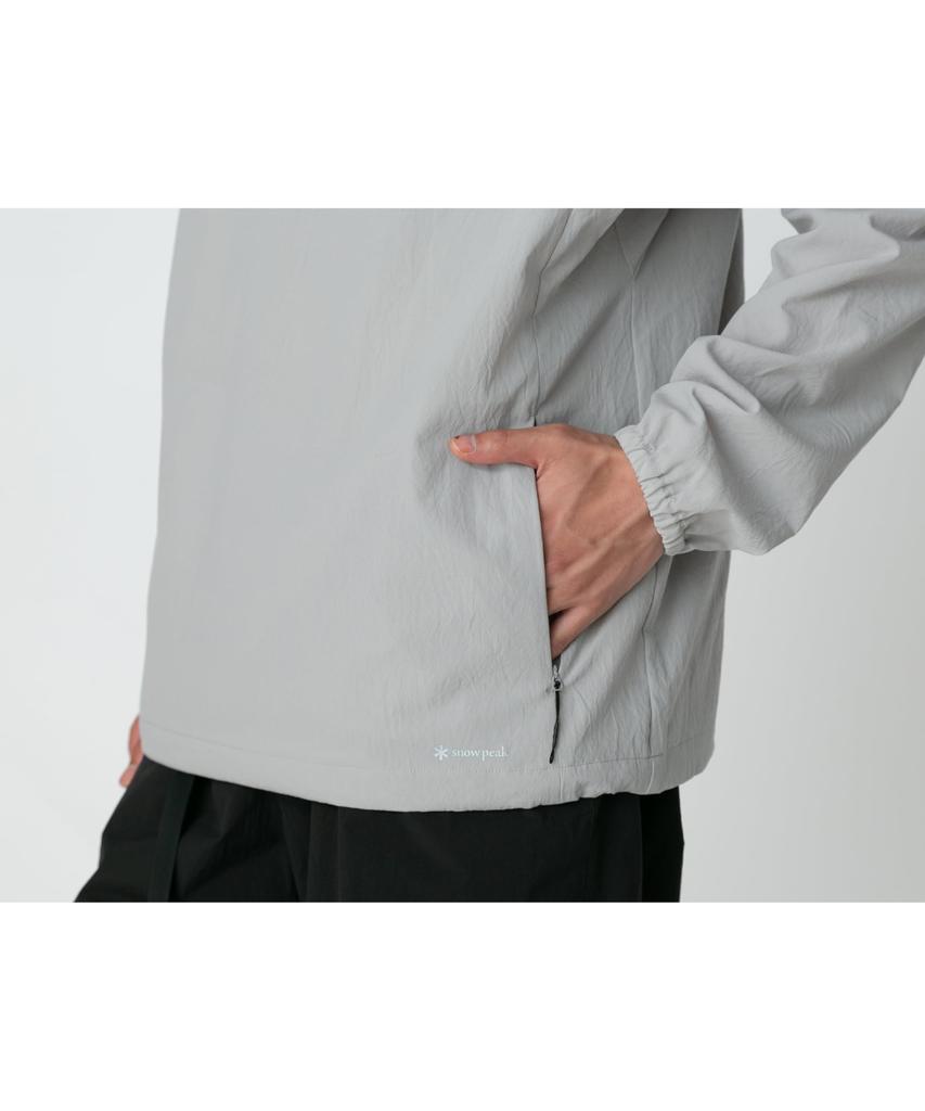 Snow Peak Atmungsaktive Schnelltrocknende Anorak Außenjacke Anorak Anorak Parka Kapuzenpullover SCHWARZ M JK-25SU015 Herren Damen