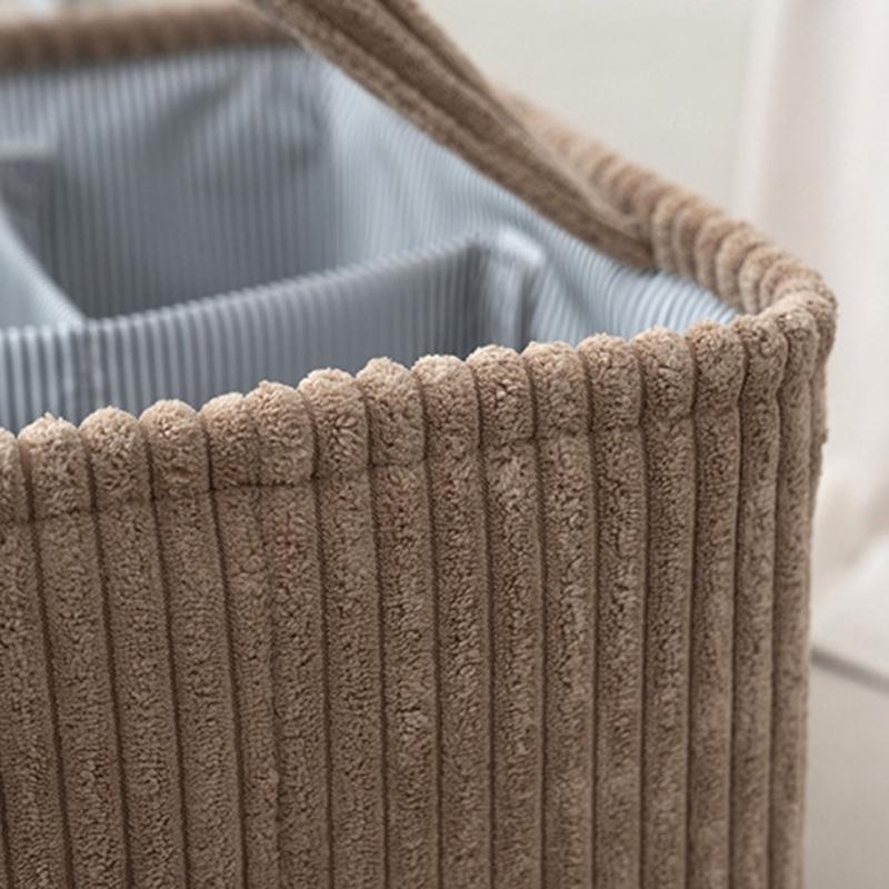 Multipurpose Fabric Storage Basket For Toy Clothes Books Multi-Compartment Organizer Modern Home Decoration