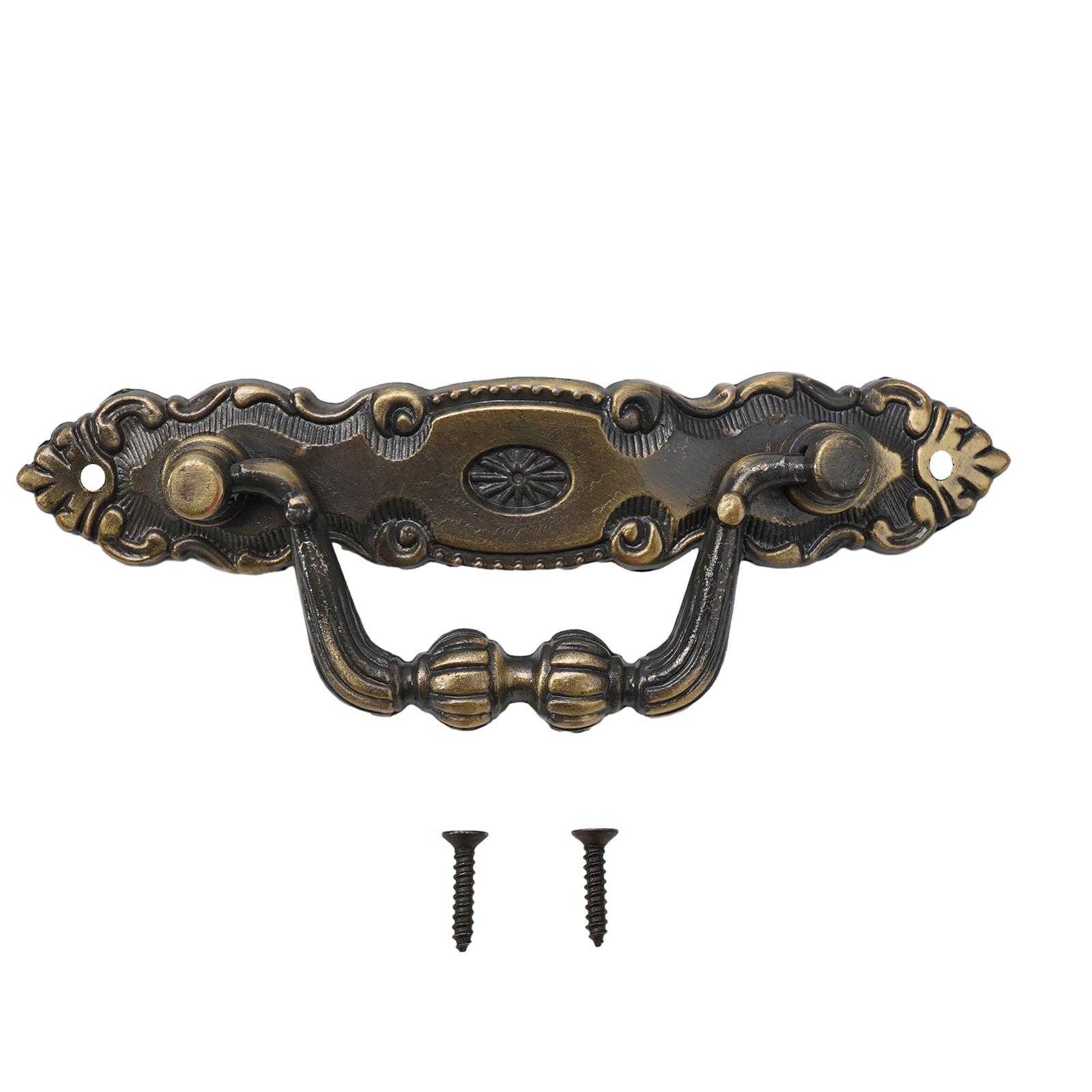 Ручка для антикварной мебели, ручка для ящика, европейская ручка для шкафа, маленькая ручка для кухонных шкафов медный