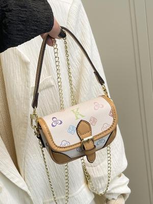 Children's Crossbody Bag: 2025 European & American Chain Mini Underarm Shoulder Bag for Girls