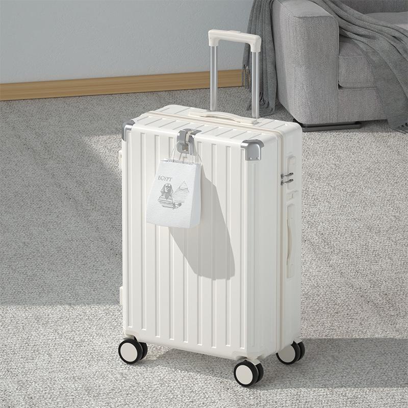 24-Inch Multifunctional Suitcase with Universal Wheels and New Lock System