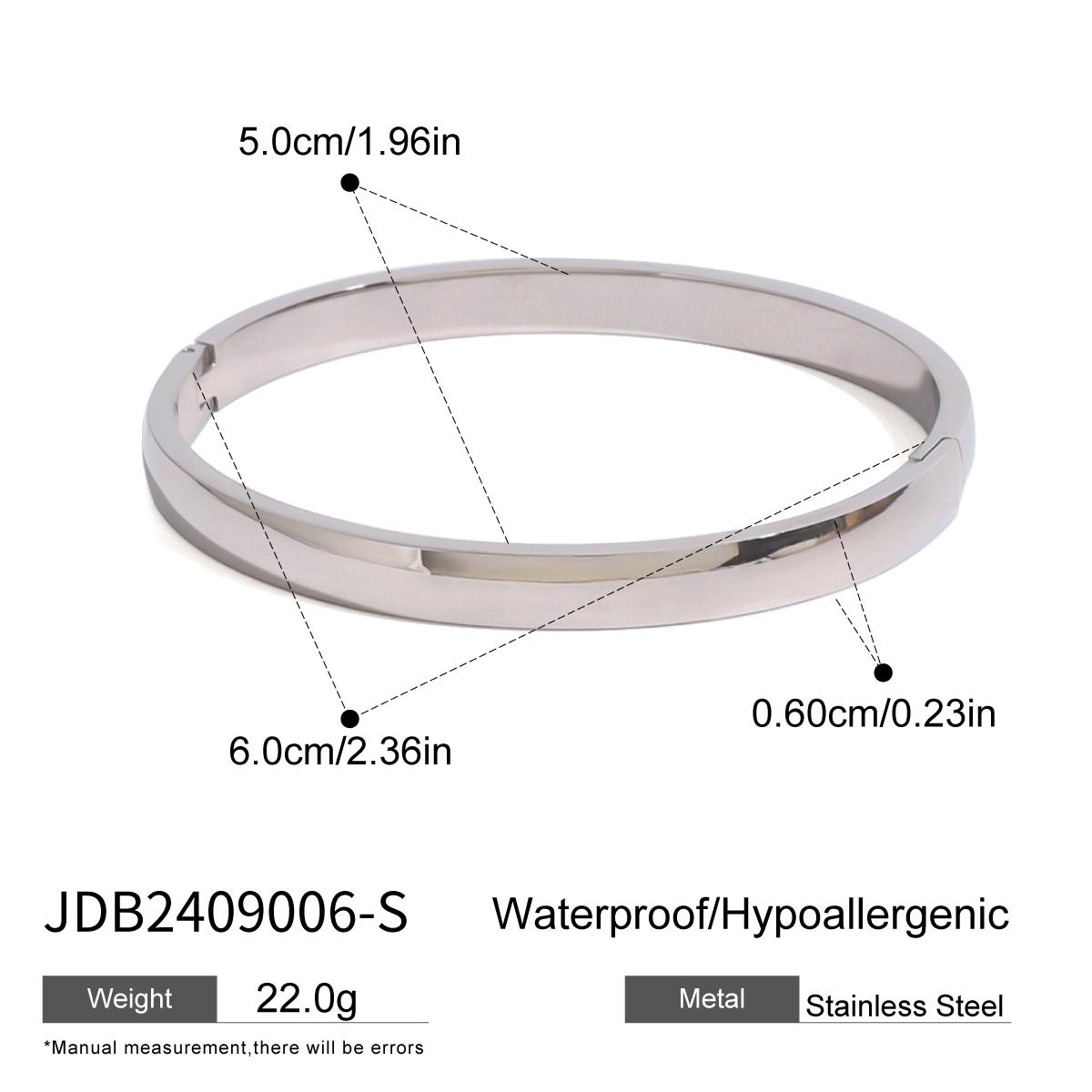 Youthway Edelstahl Gold& Farbe Kreis Oval Glatt Armband Für Unisex Modern Trendig Antiallergischer Schmuck Geschenk white
