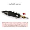 Automatic Mini In- Line Oiler 1/4" Oil Lubricator Iron for Air Compression